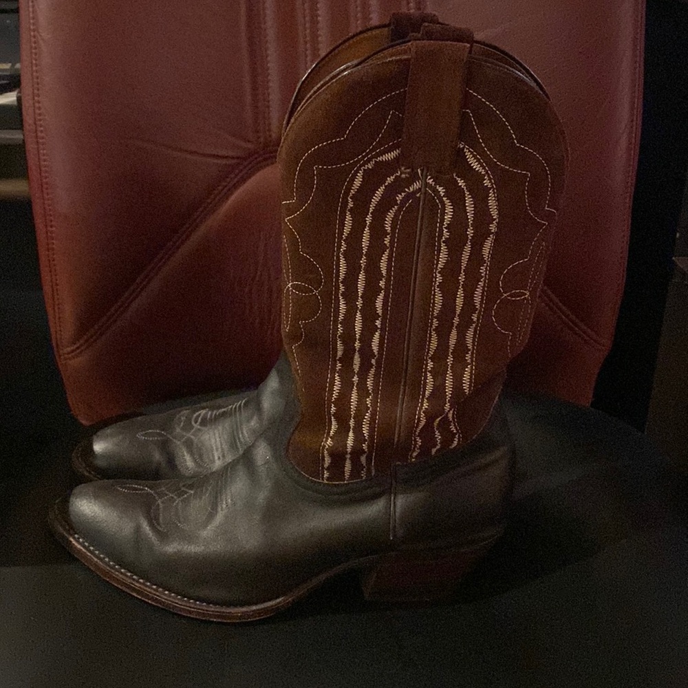 Boulet leather cowboy boots